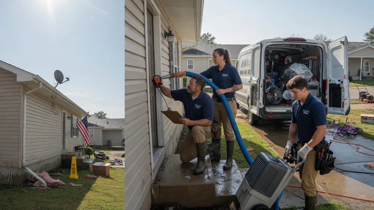 Ceiling Water Damage Restoration in Plainview, MN near me